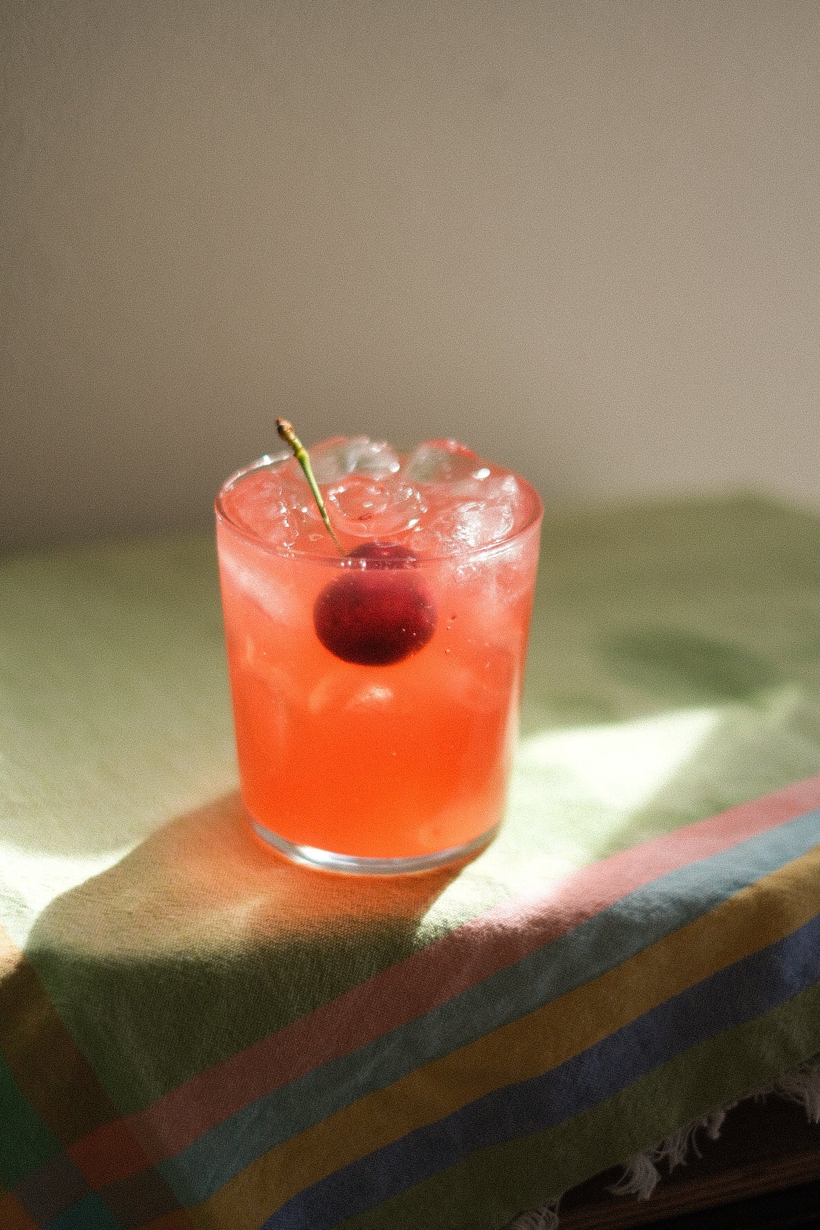 Cherry Rum Mule
