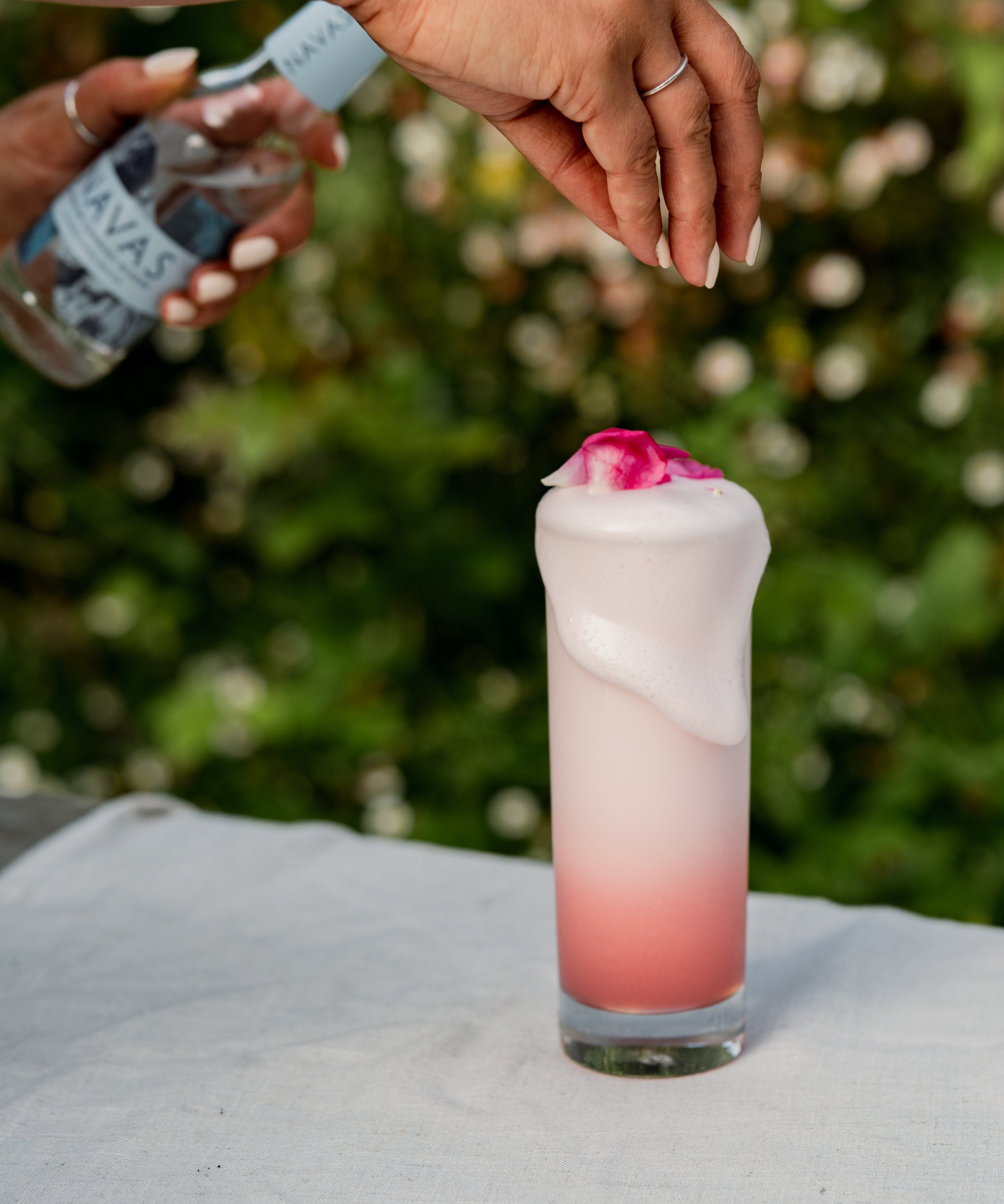Raspberry Rose Fizz