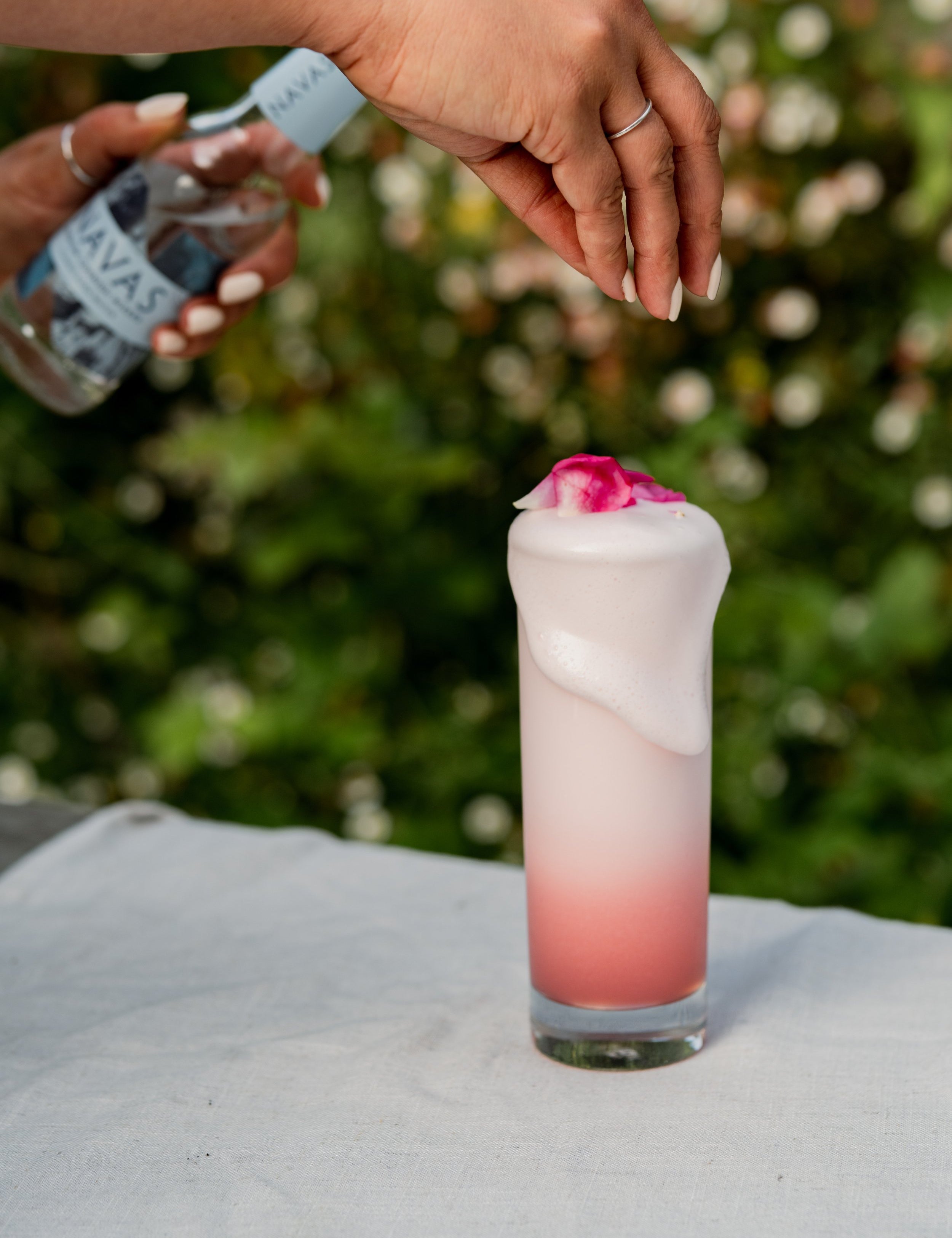 Raspberry Rose Fizz