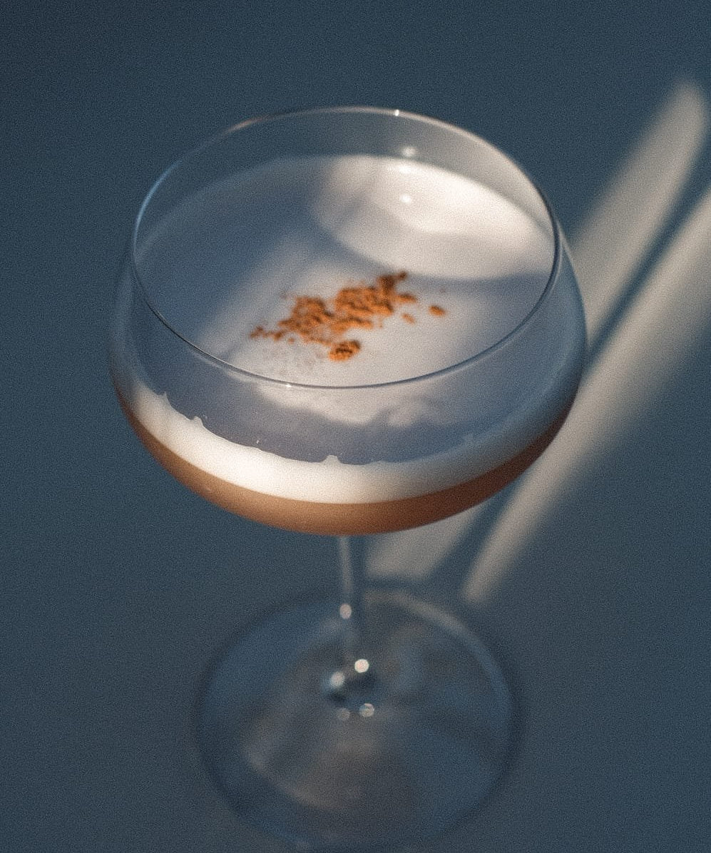 Rhubarb Rum Sour