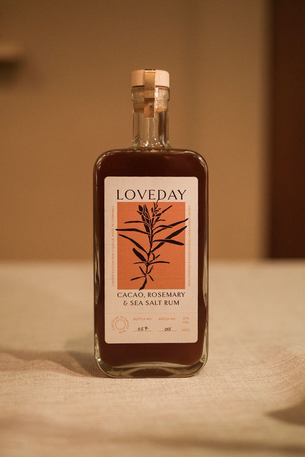 Cacao, Rosemary & Sea salt Rum Liqueur Duo
