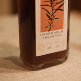 Cacao, Rosemary & Sea salt Rum Liqueur