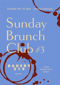 SUNDAY BRUNCH CLUB - 22nd November, 10-2pm